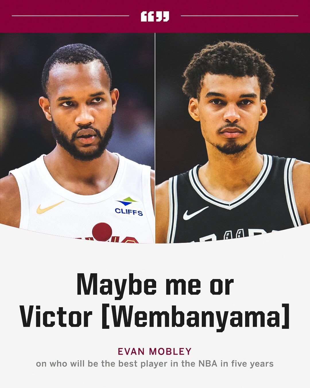  未來5年NBA最好的球員會是誰？莫布里：可能是我或者文班亞馬